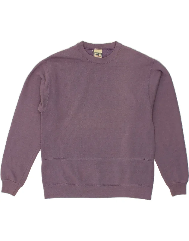 LEE Womens Oversized Sweatshirt Jumper UK 10 Small Purple Cotton H&M sweaters