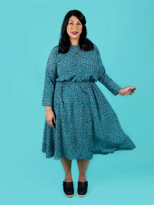 Tilly and the Buttons Lotta Dress Cute floral print midi dresses