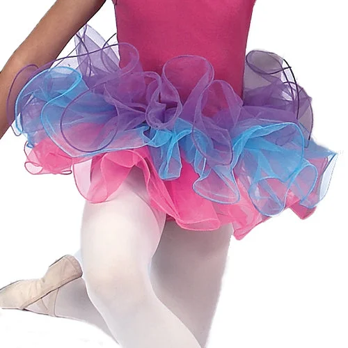 Three Color Tutu with Bow Gothic unclassified skirts