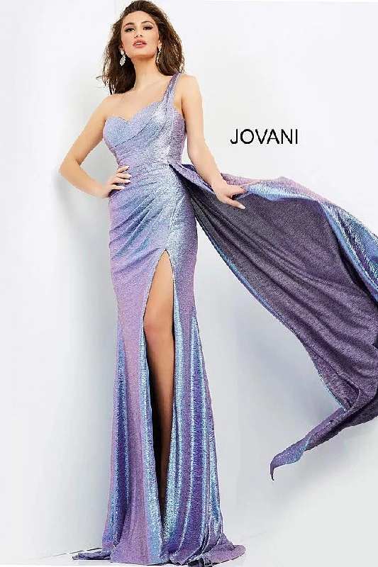 Jovani 04013 Metallic Sweetheart Neck Long Prom Dress Summer maxi dresses