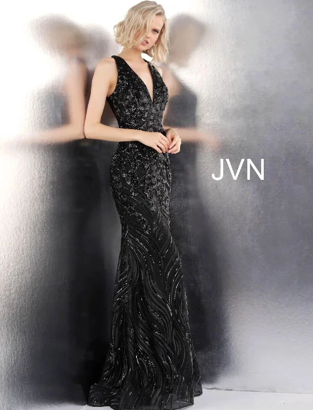 Jovani 66261 Long Sleeveless Formal Prom Dress Formal maxi dresses