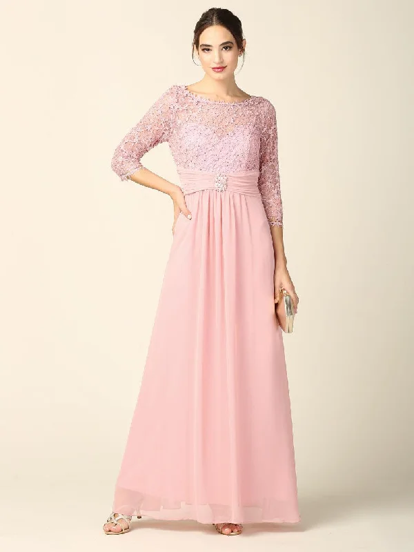 Mother of the Bride Long Sleeve Formal Long Dress Sale Preppy maxi dresses