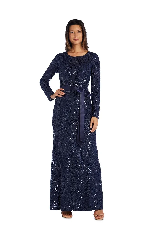 R&M Richards 5726 Long Mother Of The Bride Dress Trendy maxi dresses under $50