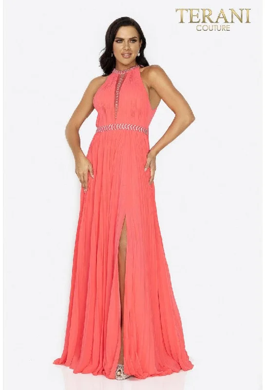 Terani Couture 2011P1115 Prom Long Chiffon Dress Sale Red carpet maxi dresses