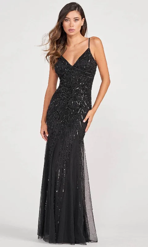 Colette By Daphne CL2087 - Bare Back Sequined Evening Gown Zara party dresses