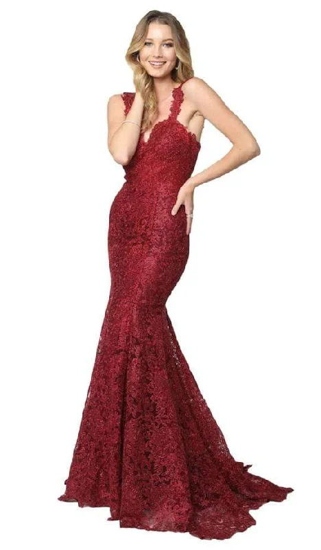 Nox Anabel - Lace Sweetheart Mermaid Evening Gown R216 Ruffled party dresses