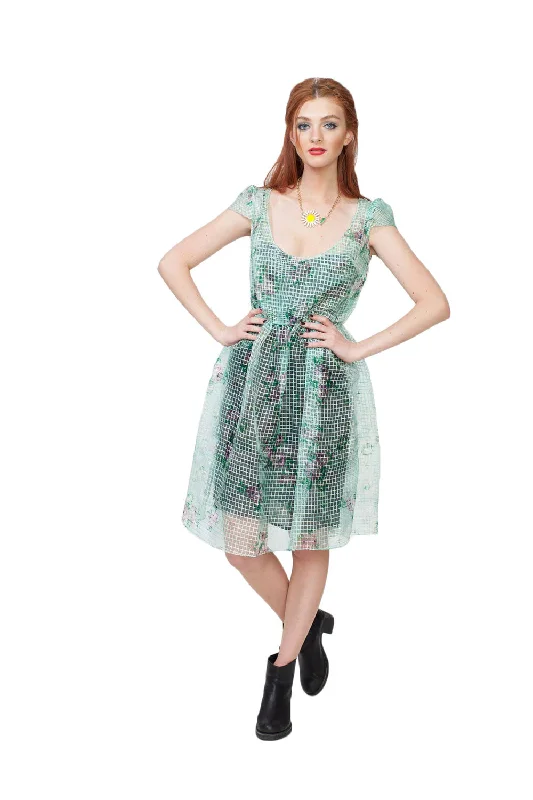 ALICE'S PIG Women's Green Becky's Bobcat Dress AP0086 NWT Petite unclassified dresses