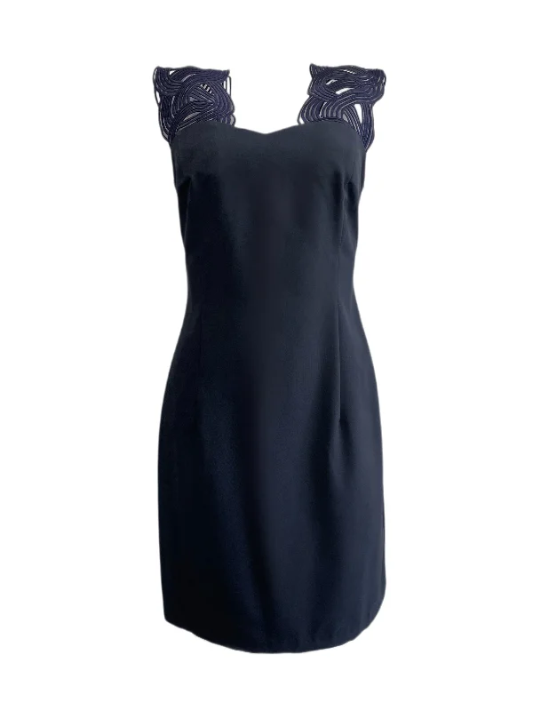 ANNE LEMAN Women's Navy Intertwined Strap Narcissa Dress SP91DR8 $575 NEW Preppy unclassified dresses