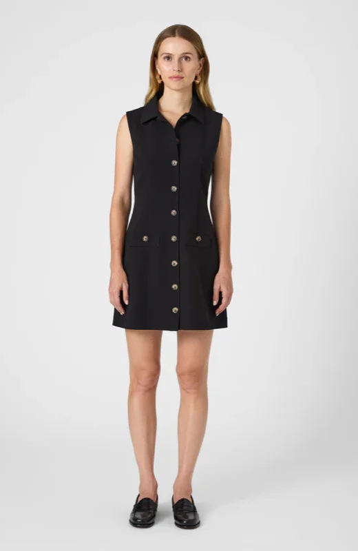 French Connection - Azra Twill Button Dress Long unclassified dresses