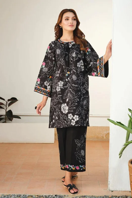 Black Lawn Readymade Semi Formal Suit Beaded unclassified dresses