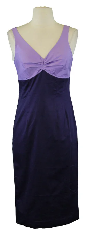 BODEN Women's Colourblock Dress Purple/Lavender Popular unclassified dresses