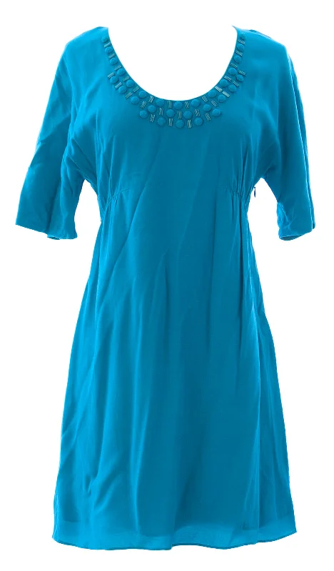 BODEN Women's Ultramarine Blue Decadent Tunic Dress WA416 $148 NWOT Women's unclassified dresses