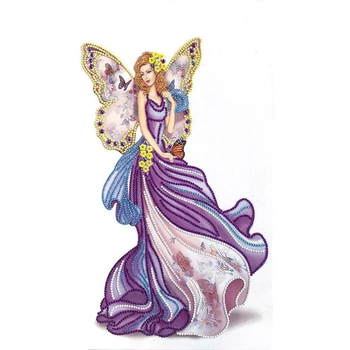 Diamond Painting - Crystal Rhinestone - Purple Dress Angel (30*50cm) Petite unclassified dresses