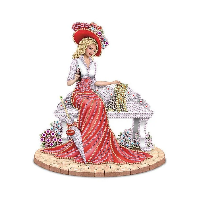 Diamond Painting - Crystal Rhinestone - Sitting Lady (35*35cm) Lounge unclassified dresses