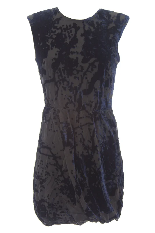 DOLCE VITA Women's Brette Navy Velvet Cut-out Back Sleeveless Dress $198 NEW Engagement unclassified dresses