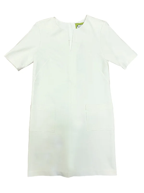 ELIZABETH MCKAY Women's Whisper White Gwyneth Dress $255 NEW Travel unclassified dresses