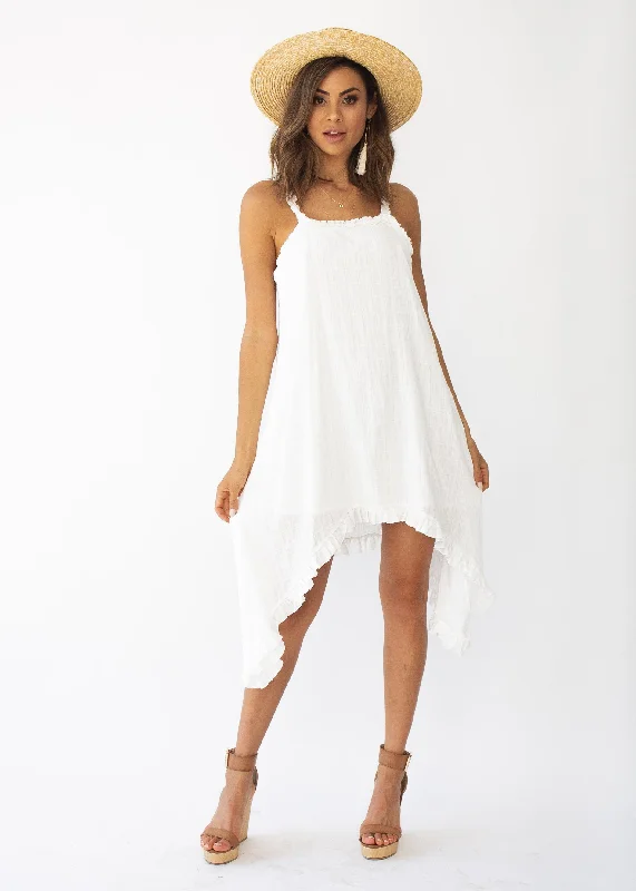 Follow Your Heart Dress - White Printed unclassified dresses