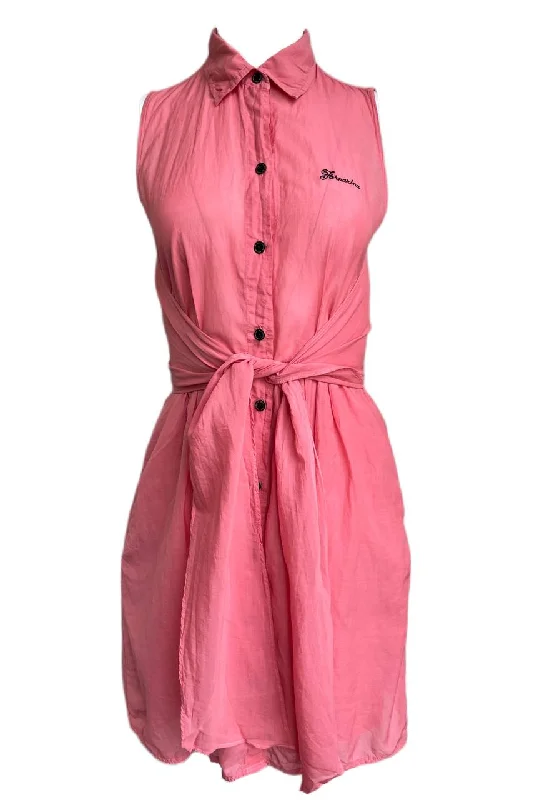 FORNARINA Women's Pink Button Down Dress Size Small NWOT Denim unclassified dresses