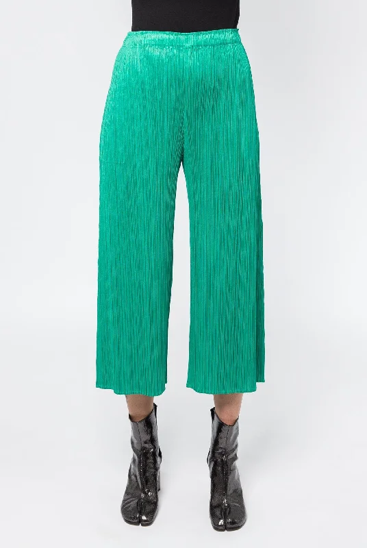 Pleats Please Issey Miyake MC November 2024 Trousers in Bright Green Sleeveless unclassified dresses