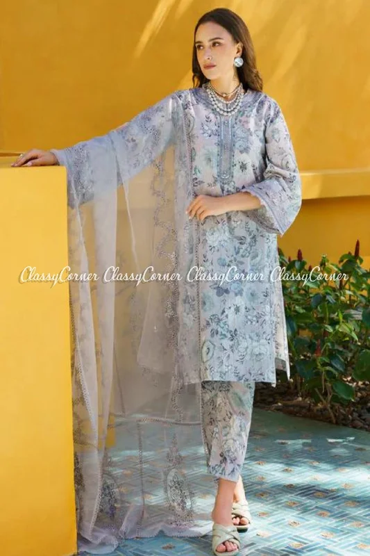 Grey Lawn Pakistani Salwar Kameez Unique unclassified dresses