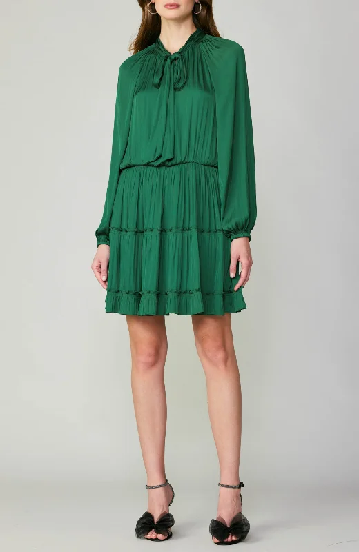 Current Air - High Neck Tiered Dress Preppy unclassified dresses