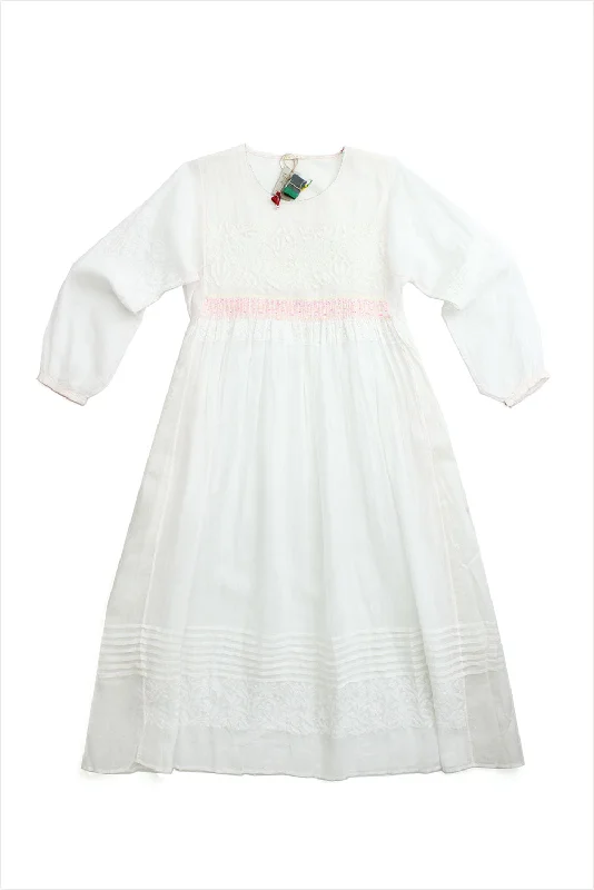 Injiri Muslin Dress 18 White with Color Accents Plus size unclassified dresses