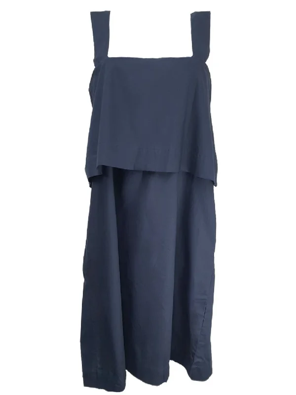 KOWTOW Women's Blue Shifting View Sleeveless Cotton Dress #W17W34 Small NWT Cocktail unclassified dresses