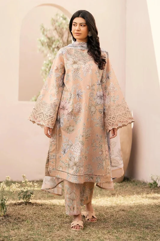 Light Brown Pakistani Lawn Suit Monochrome unclassified dresses