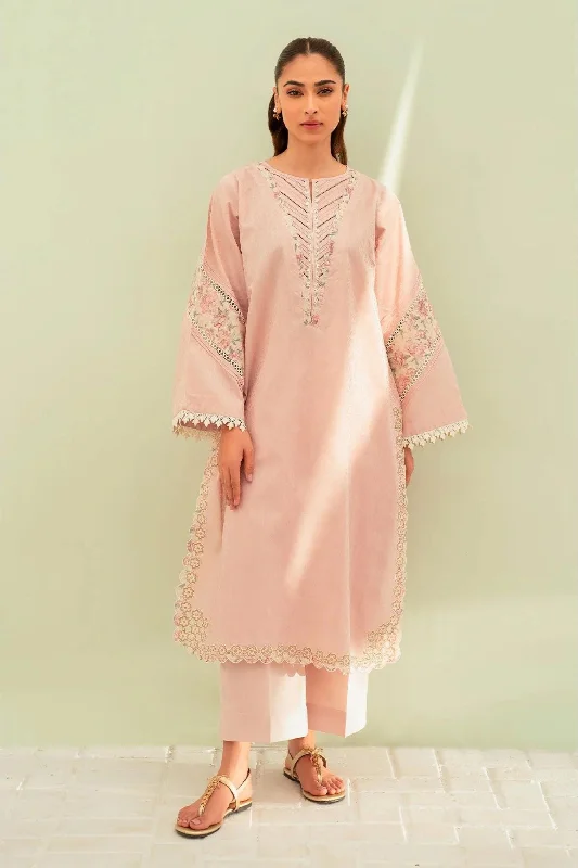 Light Pink Lawn Readymade 2PC Suit Dark color unclassified dresses