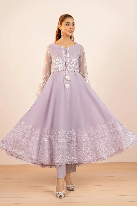 Light Purple Lawn Readymade Frock Formal unclassified dresses