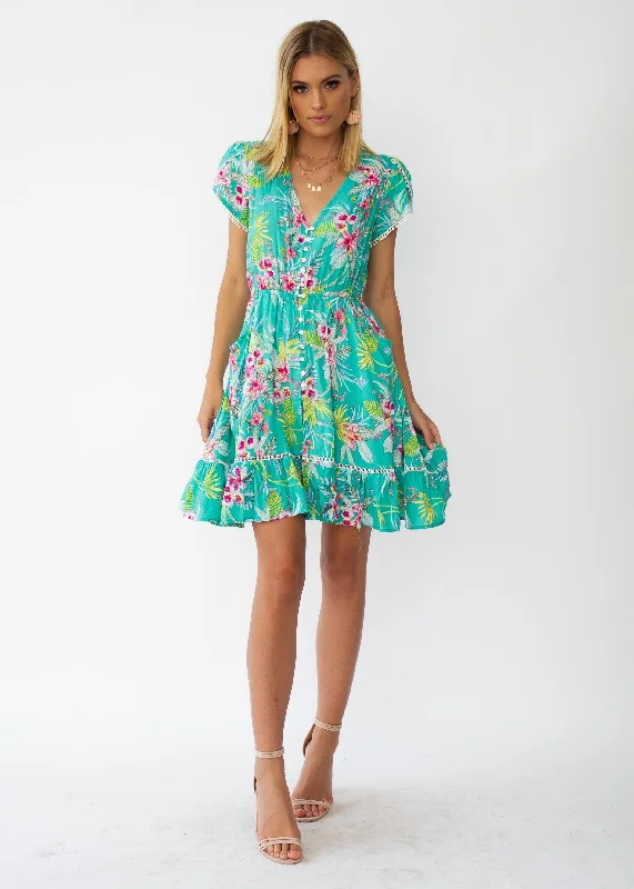 Lizzie Swing Dress - Amazonia Tiered unclassified dresses