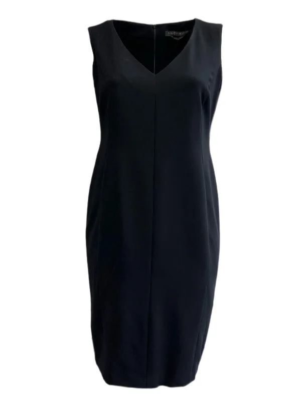 Marina Rinaldi Women's Black Divinita Sleeveless Sheath Dress NWT Backless unclassified dresses