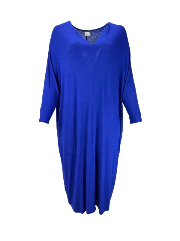 Marina Rinaldi Women's Blue Occupare Jersey Dress NWT Budget-friendly unclassified dresses