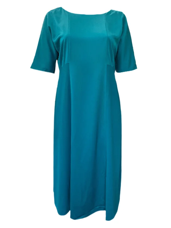 Marina Rinaldi Women's Green Dolmen Shift Dress NWT One-shoulder unclassified dresses