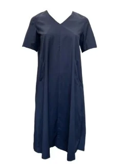 Marina Rinaldi Women's Navy Darwin Pullover Shift Dress NWT High-end unclassified dresses