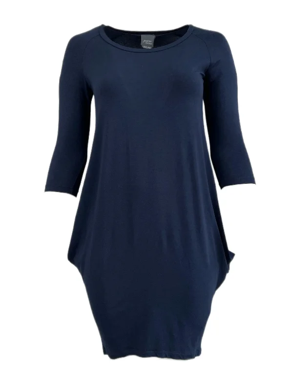 Marina Rinaldi Women's Navy Ogni 3/4 Sleeve Jersey Dress Size S NWT Fashionable unclassified dresses