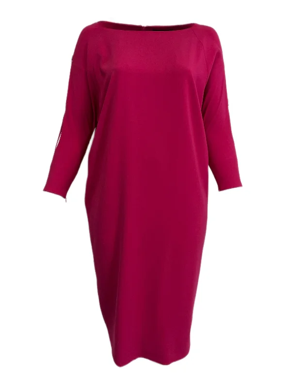 Marina Rinaldi Women's Pink Donata Split Sleeve Shift Dress Size 12W/21 NWT Stretchy unclassified dresses