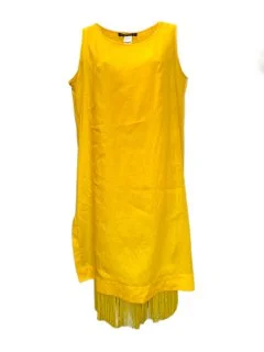 Marina Rinaldi Women's Yellow Diorama Pullover Shift Dress NWT Lightweight unclassified dresses