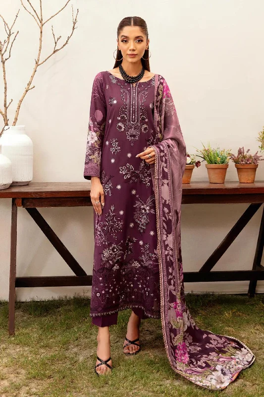 Maroon Formal Wear Lawn Suit Floral unclassified dresses