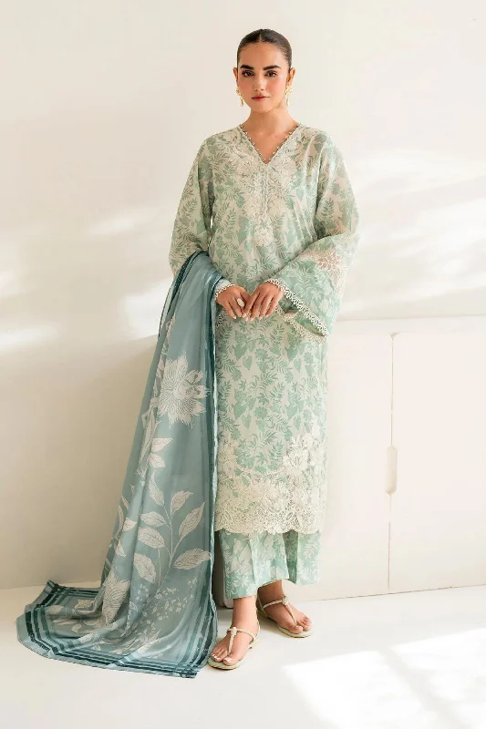 Mint Green 3pc Lawn Suit Affordable unclassified dresses