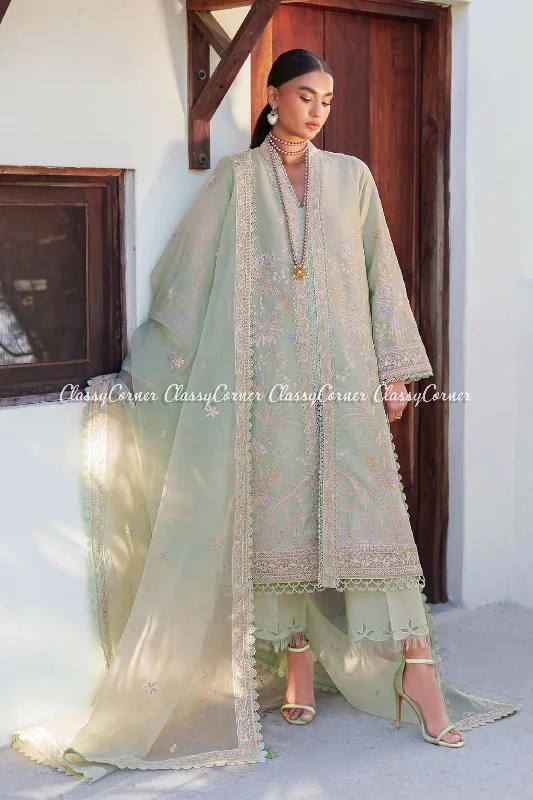 Mint Lawn Embroidered 3pc Readymade Suit Affordable unclassified dresses