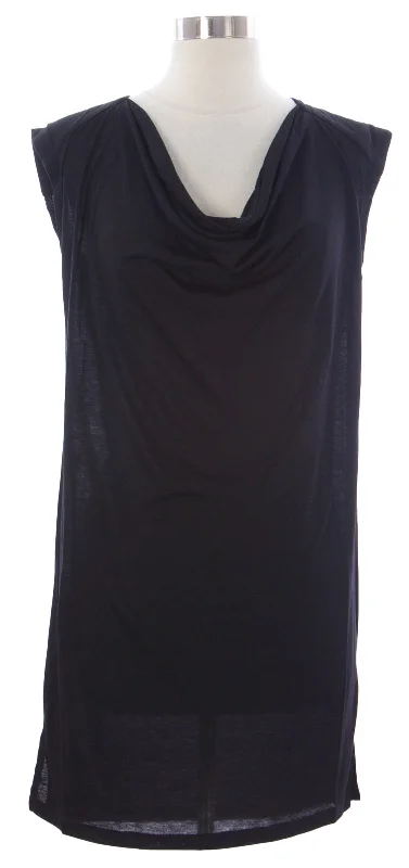 NAILA Women's Black Cowl Neck Halaya Dress Dre2BLK $110 NEW Bodycon unclassified dresses