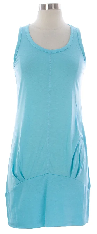 NAILA Women's Blue Sleeveless Kochi Dress Dre1BLU $110 NEW Vacation unclassified dresses