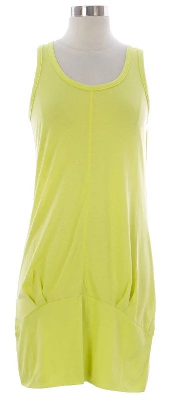 NAILA Women's Yellow Sleeveless Kochi Dress Dre1YLW $110 NEW Trendy new unclassified dresses