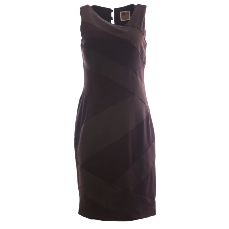 NUE by Shani Women's Brown Sleeveless Sheath Dress S136 $320 NWT Bodycon unclassified dresses