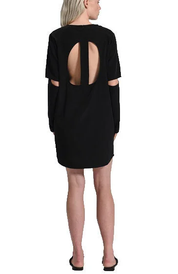 ONE TEASPOON Women's Black Montague Cutaway Dress Size XXS $149 NWT Long sleeve unclassified dresses