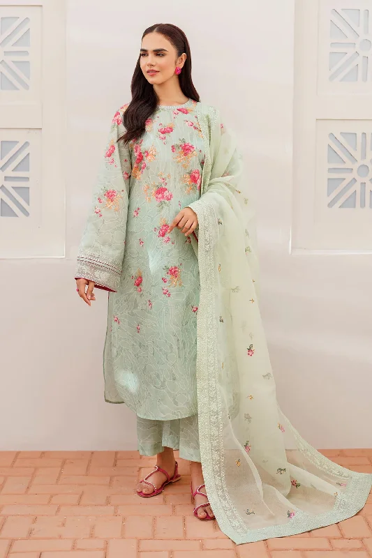 Pastel Green Pakistani 3PC Suit Luxury unclassified dresses