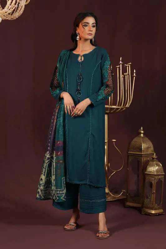 Pine Green Linen 3pc Suit Tulle unclassified dresses