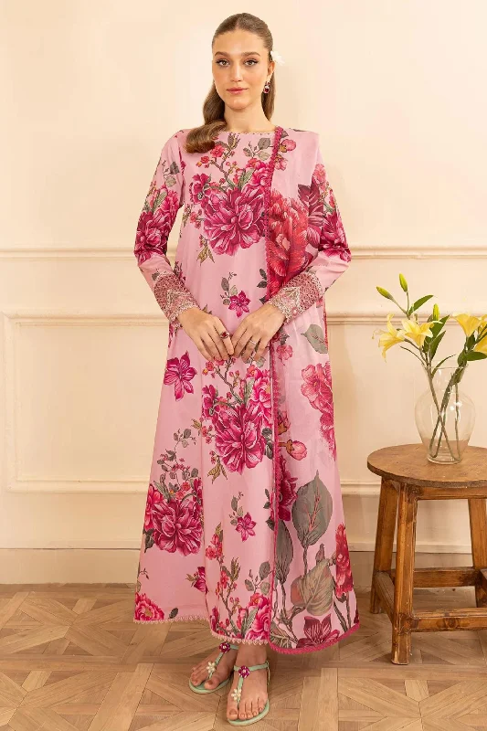 Pink Formal Lawn Frock Suit Floral unclassified dresses