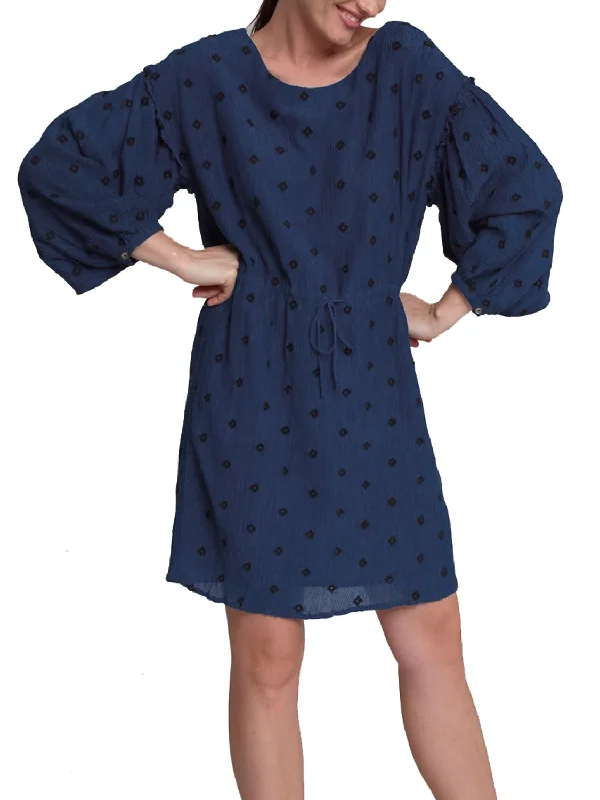 ROBERTA ROLLER RABBIT Women's Blue Kamala Dress $165 NEW Denim unclassified dresses